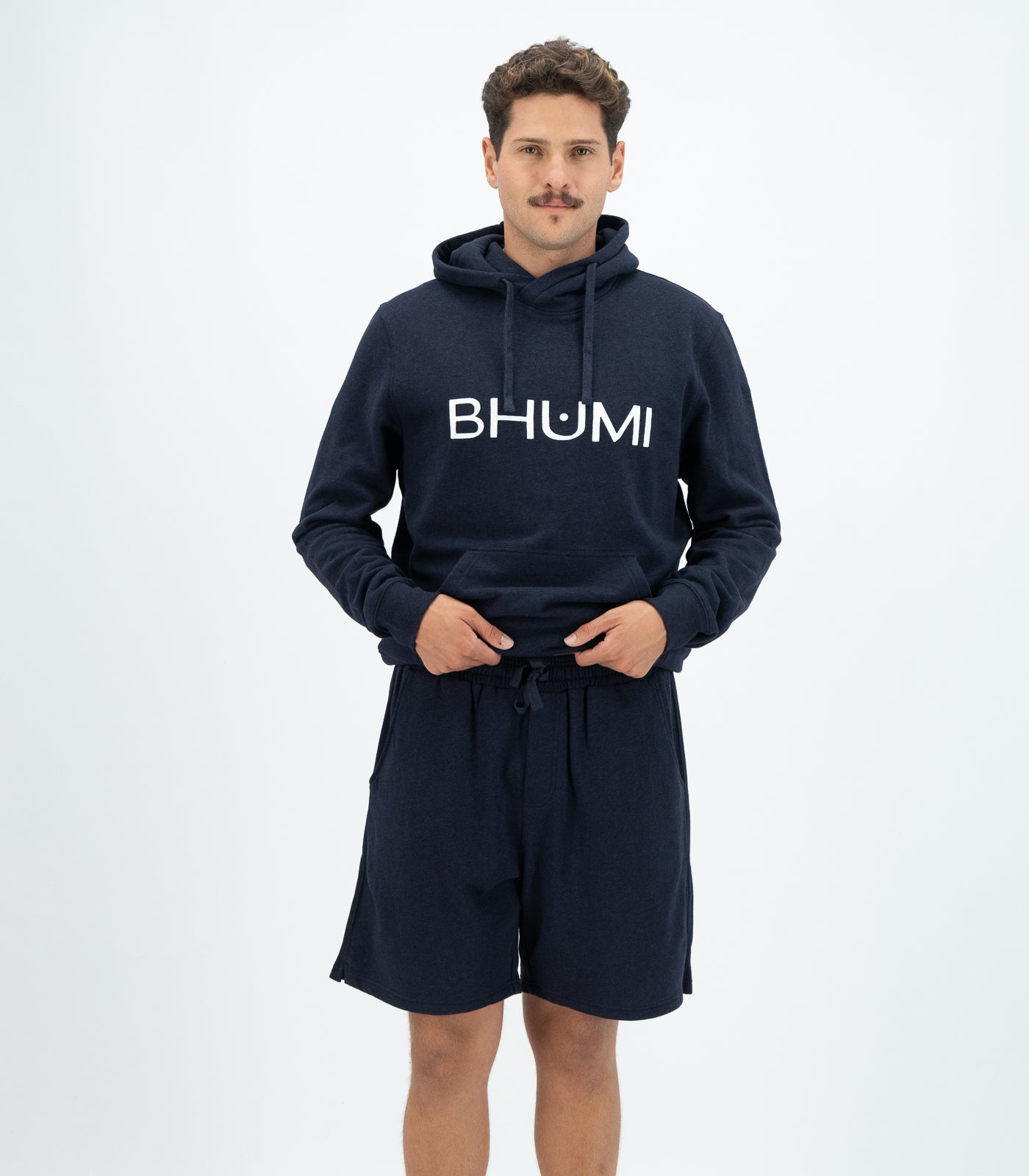 Bhumi Organic Cotton - Men's Shorts - Navy Melange