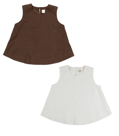 Linen Sleeveless Lounge Shirt (2 Pack)