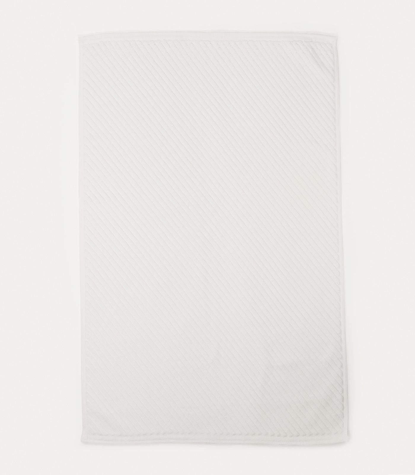 Bhumi Organic Cotton - Twill Bath Mat - White