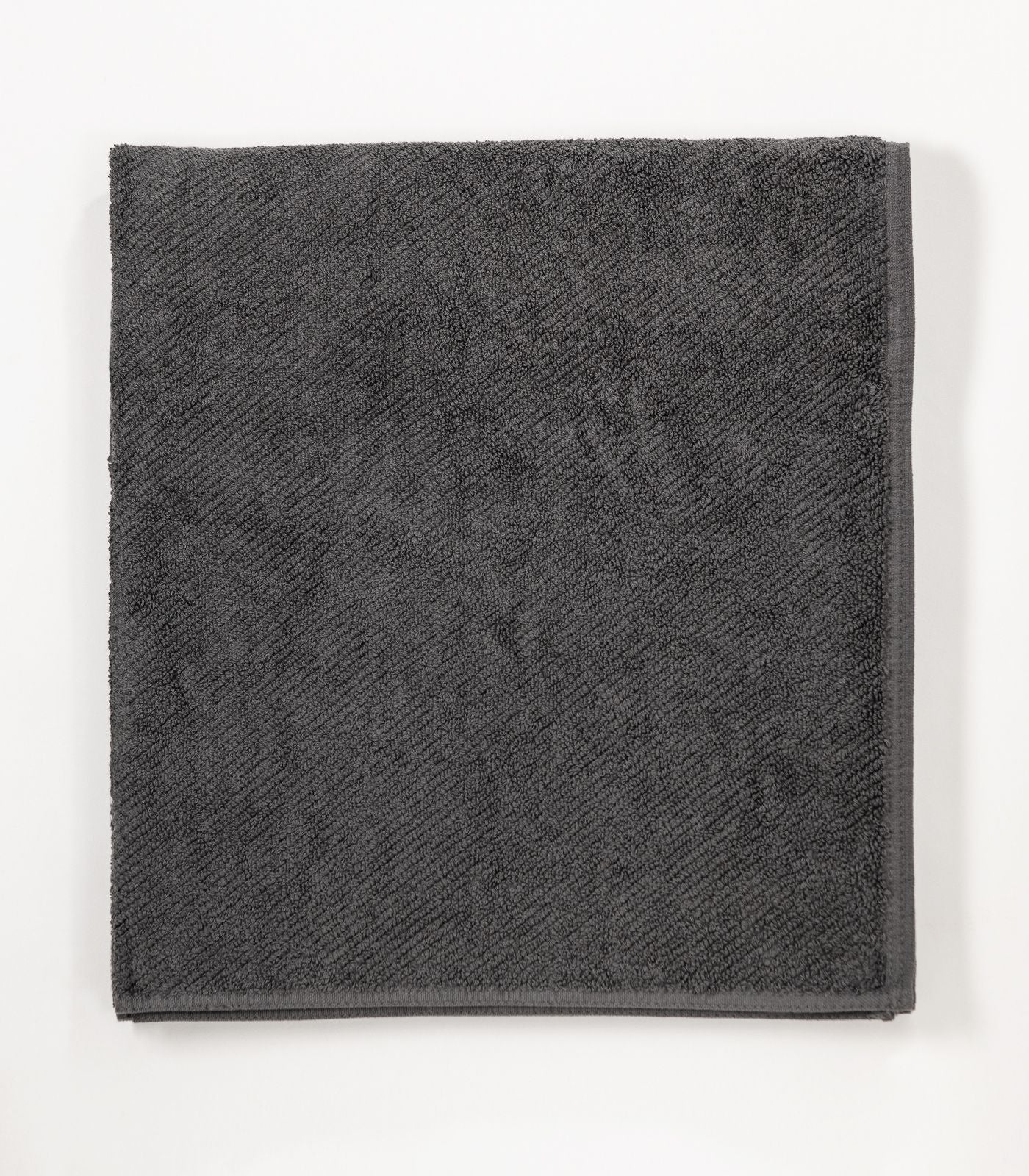 Bhumi Organic Cotton - Twill Bath Sheet - Dark Grey