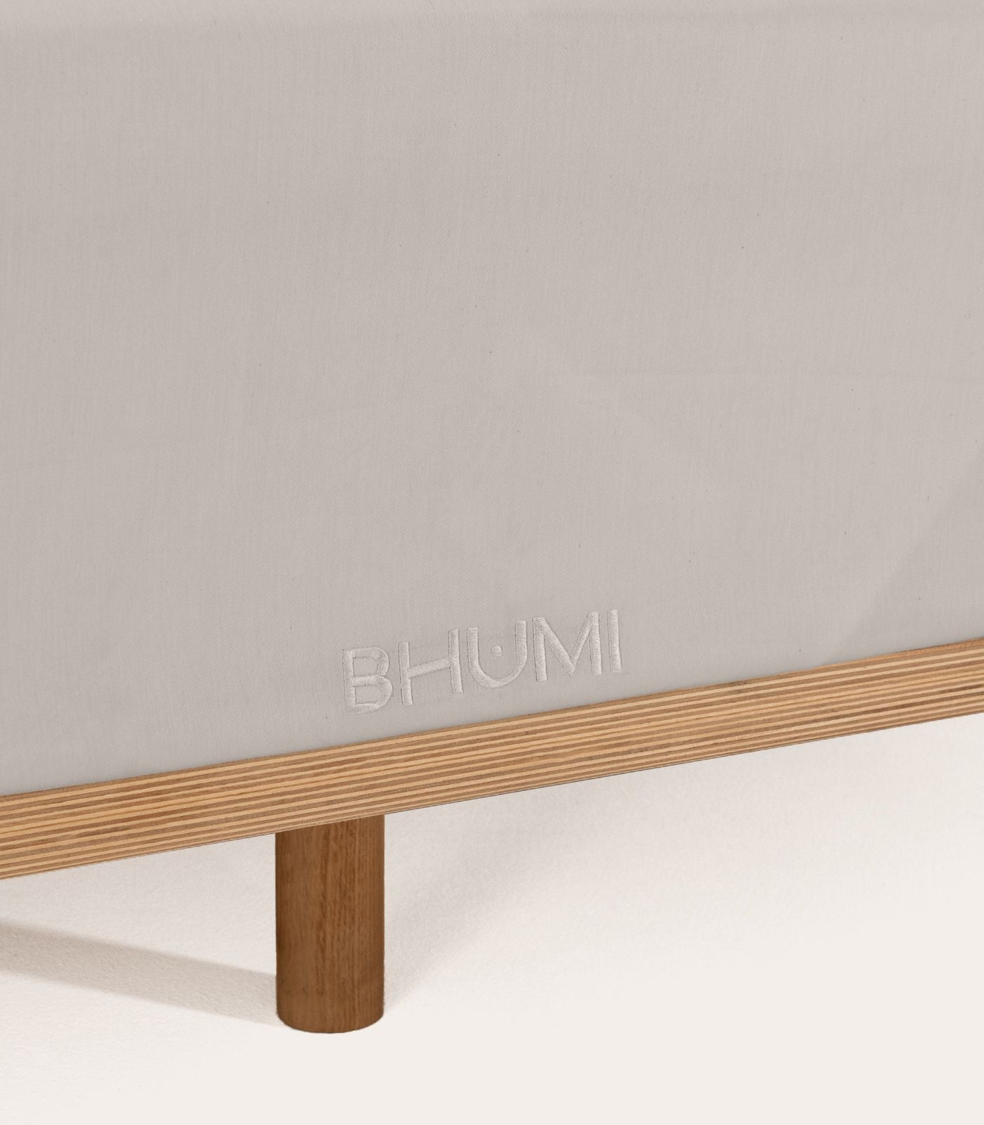 Bhumi Organic Cotton - Sateen Sheet Set - Stone