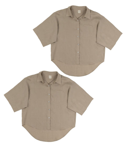 Organic Linen Lounge Shirt (2 Pack)