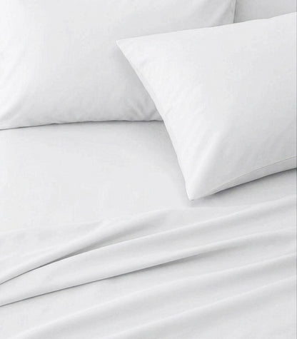 Bhumi Organic Cotton - Flat - Percale Sheet - White