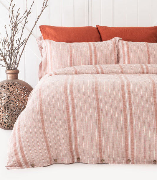 Linen Plain Quilt Cover Set