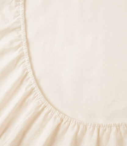 Bhumi Organic Cotton - Fitted Cot Sheet - Natural