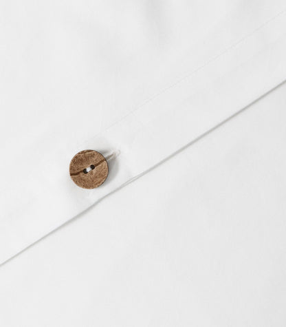 Bhumi Organic Cotton - Sateen Plain Quilt Cover - White