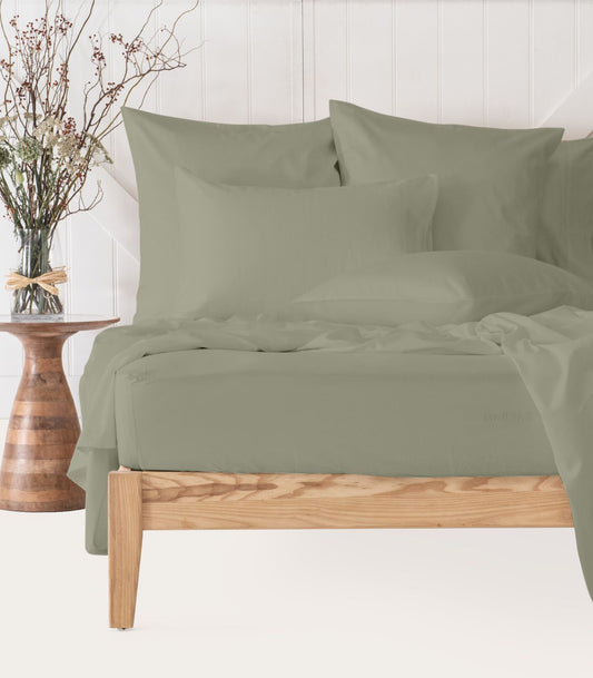 Bhumi Organic Cotton - Fitted Sheet - Sage