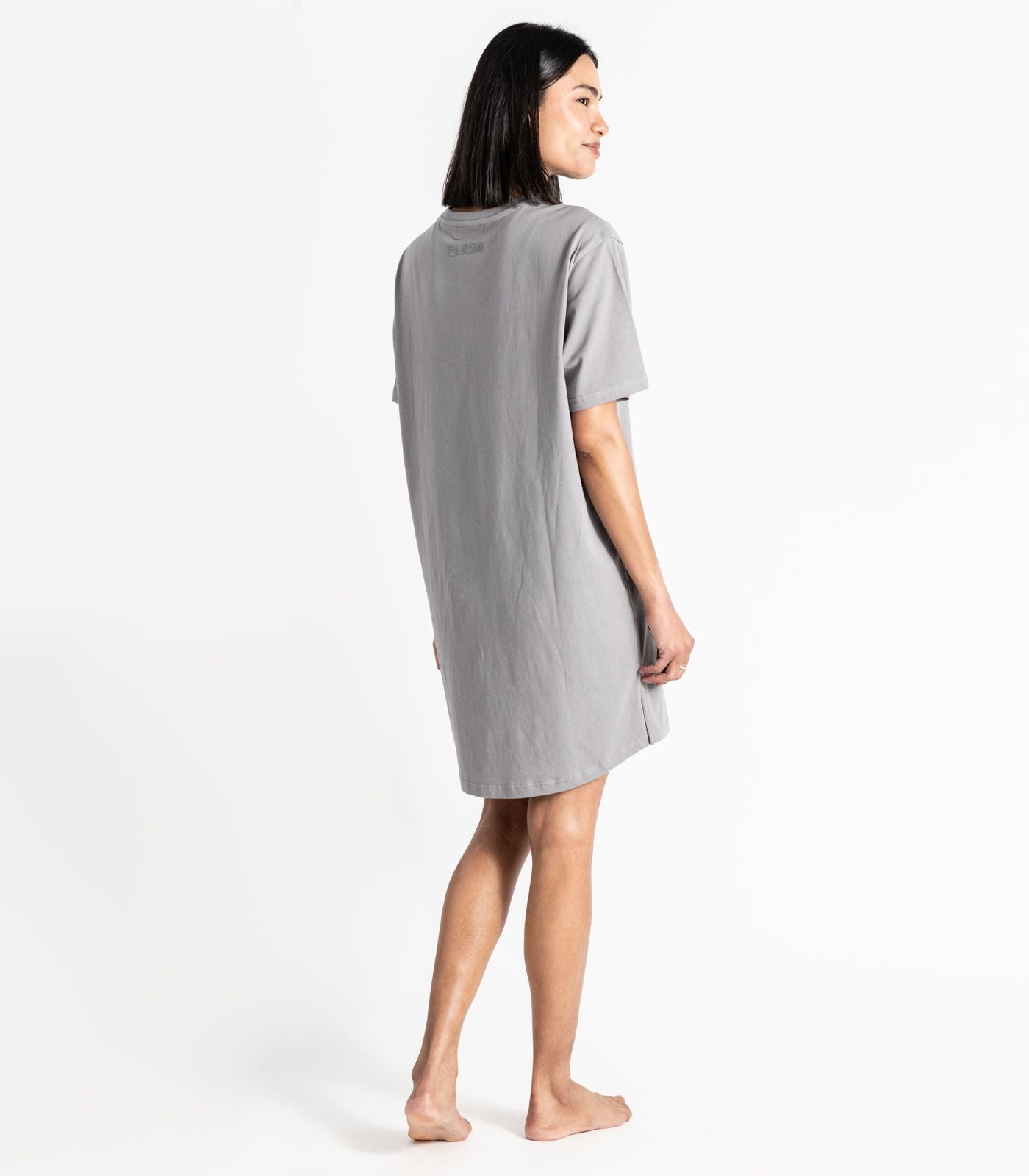 Bhumi Organic Cotton - Jersey Knit Sleep Tee - Titanium