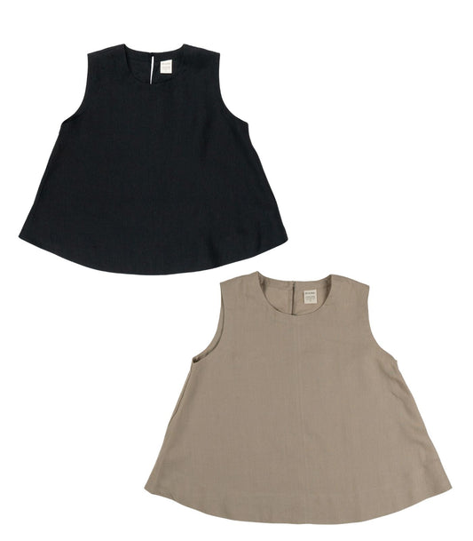 Linen Sleeveless Lounge Shirt (2 Pack)