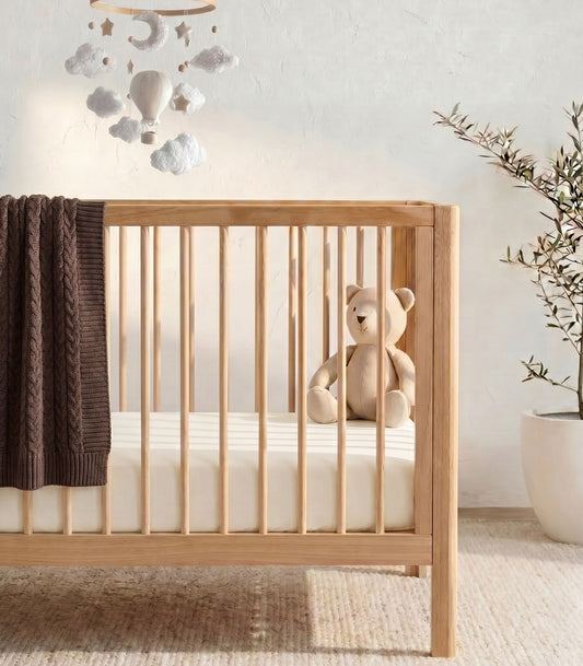 Bhumi Organic Cotton - Fitted Cot Sheet - Natural