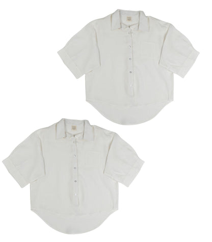 Organic Linen Lounge Shirt (2 Pack)