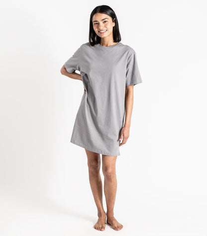 Bhumi Organic Cotton - Jersey Knit Sleep Tee - Titanium