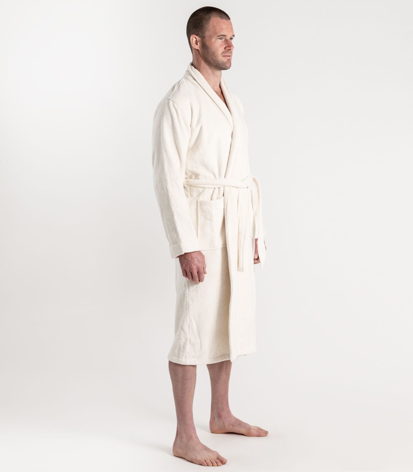 Bhumi Organic Cotton - Spa Robe - Natural