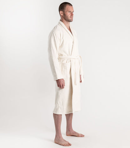 Bhumi Organic Cotton - Spa Robe - Natural