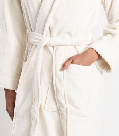 Bhumi Organic Cotton - Spa Robe - Natural