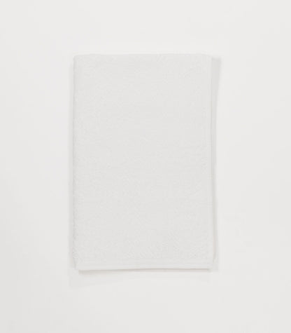 Bhumi Organic Cotton - Twill Hand Towel - White