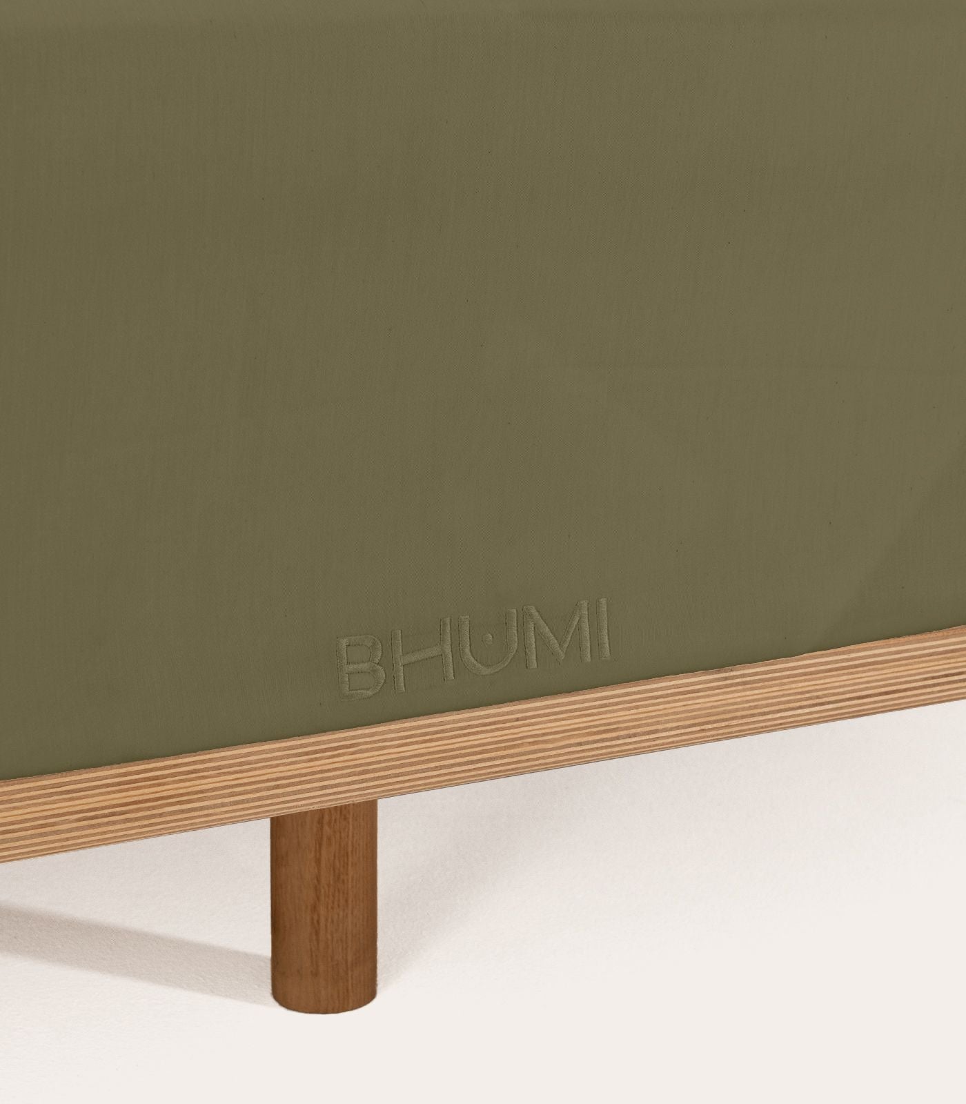 Bhumi Organic Cotton - Fitted Sheet - Olive