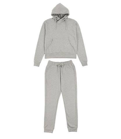 Bhumi Organic Cotton - Track Pant and Hoodie (Men) - Light Grey Melange