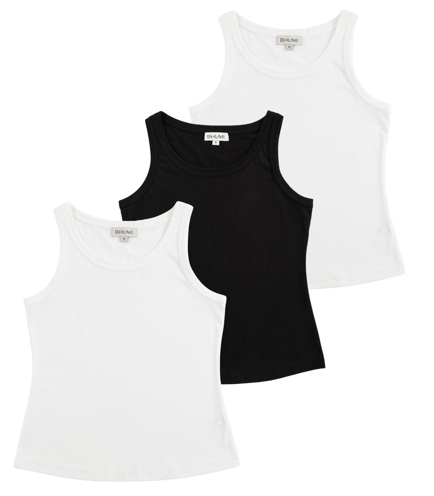Bhumi Organic Cotton - Singlet Top (3 Pack)