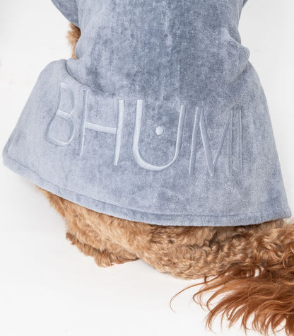 Bhumi Organic Cotton - Pet Towel - Granite Blue