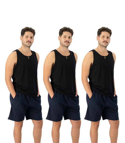 Bhumi Organic Cotton - Men’s Tank Top (3 Pack) 