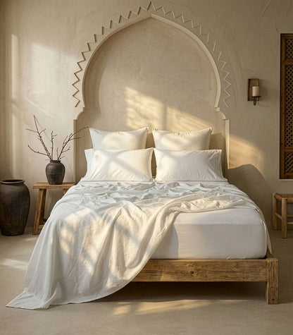 Organic Cotton Percale Sheet Set