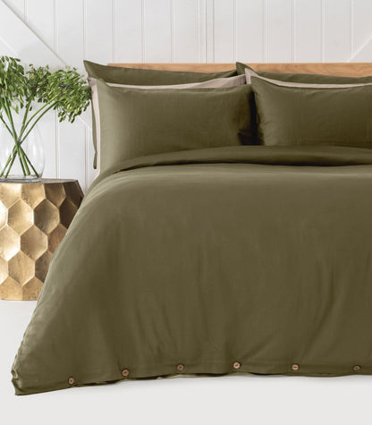 Sateen Plain Quilt Cover Set - Last Chance