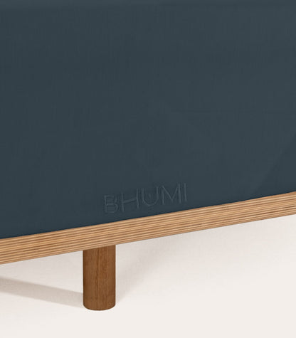Bhumi Organic Cotton - Fitted Sheet - Orion Blue
