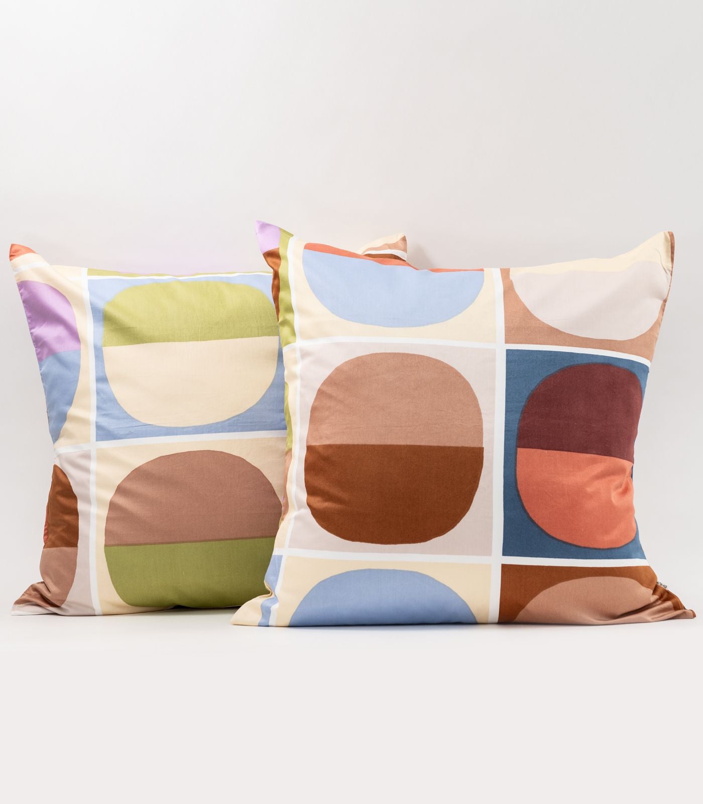 Bhumi Organic Cotton - European - Percale Pillow Cases (pair) - Printed - Moonshades