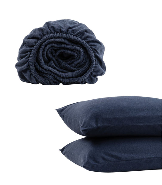 Bhumi Organic Cotton - Jersey Starter Bundle - Blue Melange