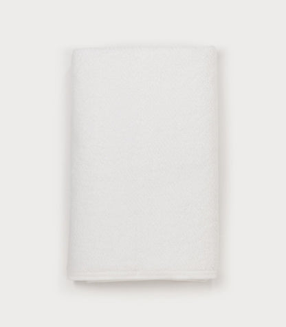 Bhumi Organic Cotton - Twill Bath Towel - White