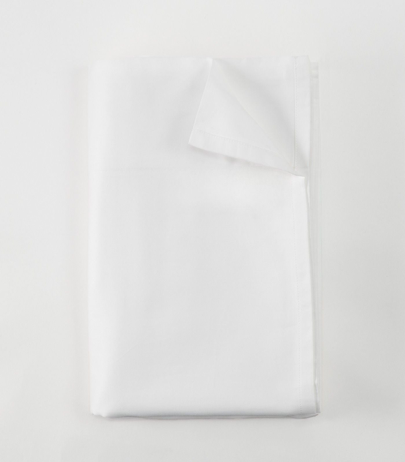 Bhumi Organic Cotton - Flat - Sateen Sheet - White