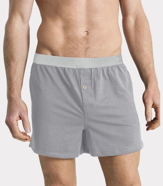 Bhumi Organic Cotton - The Original Boxers (2 Pack) - Titanium