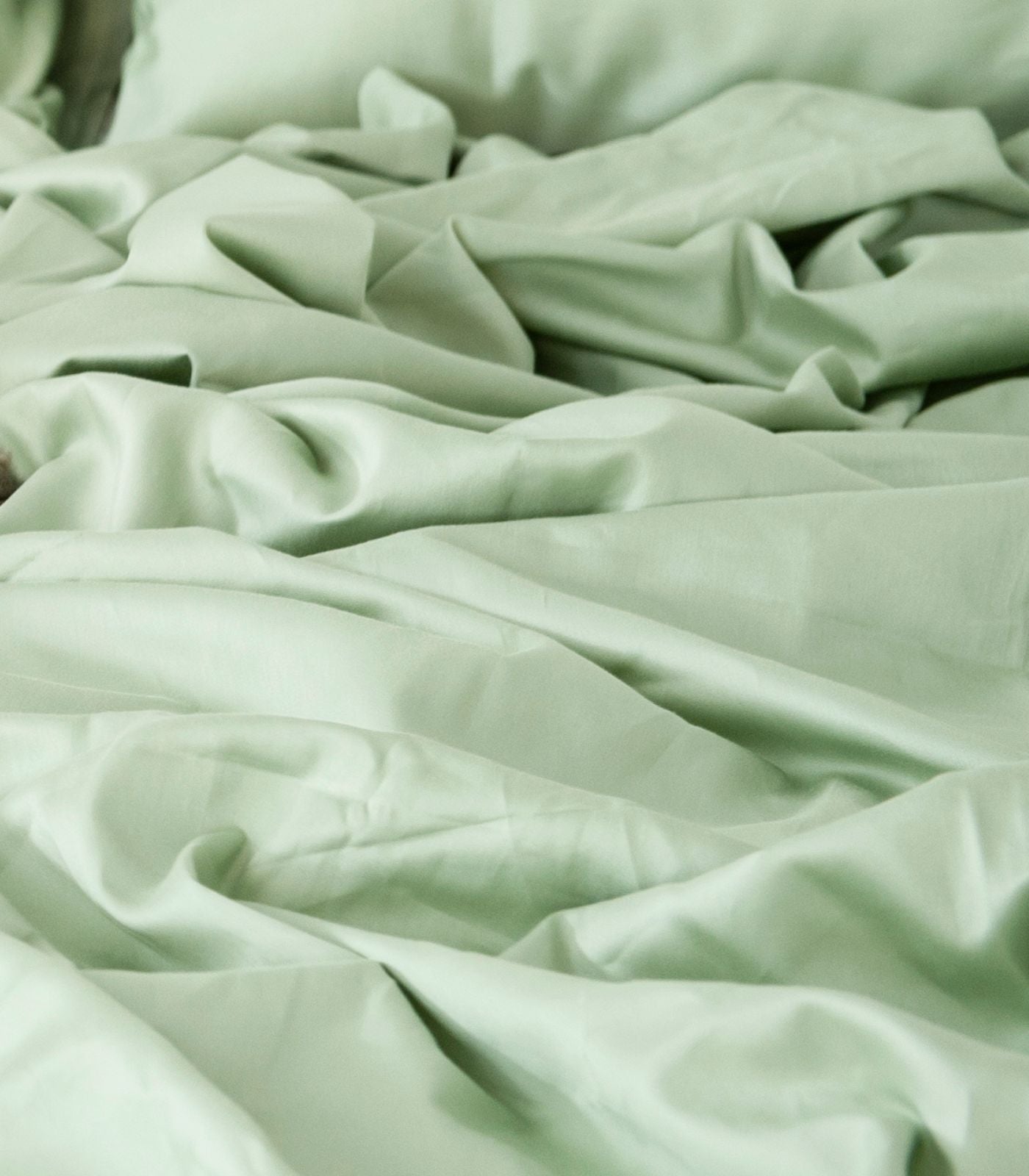 Bhumi Organic Cotton - Sateen Sheet Set - Light Green