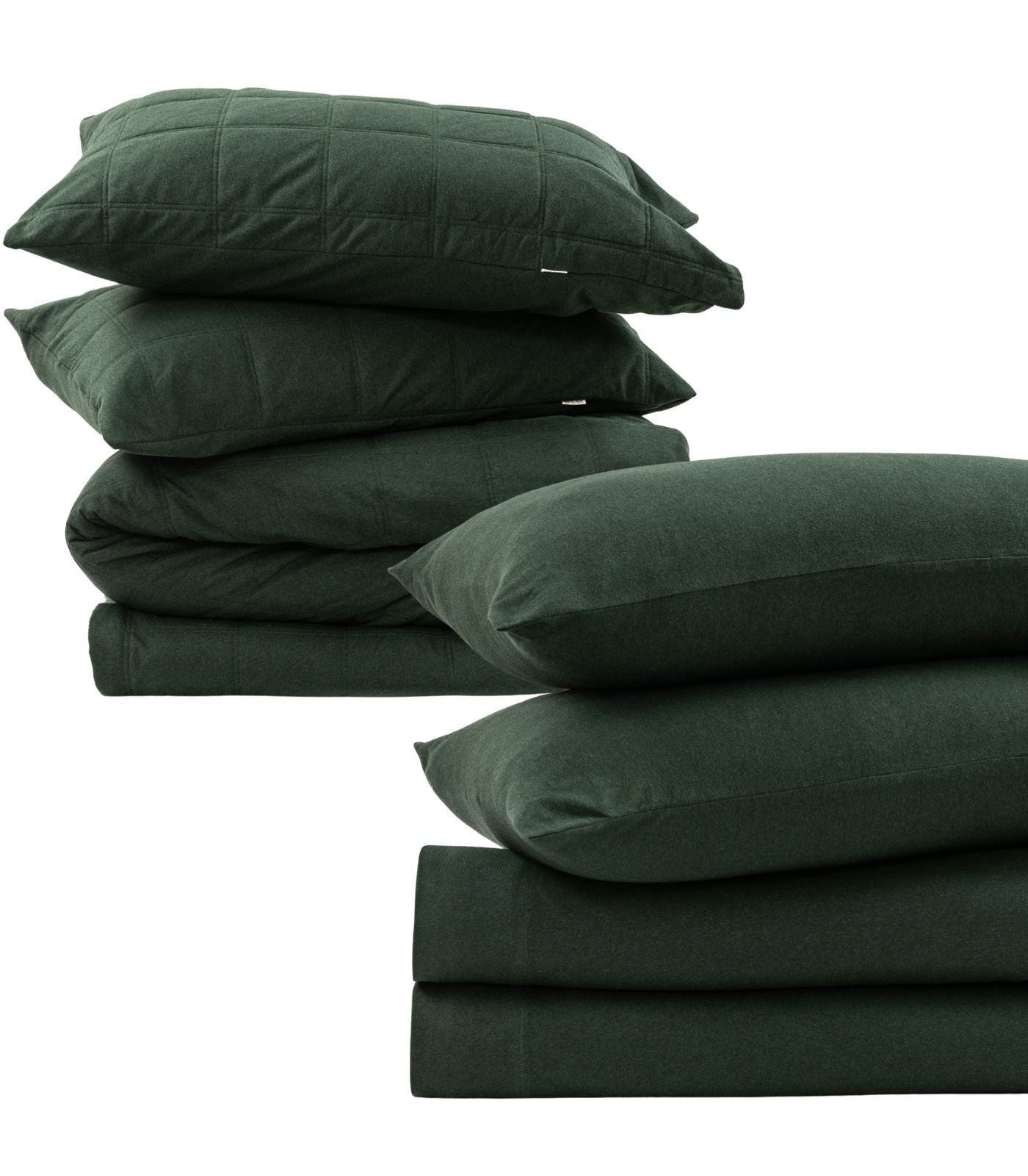 Bhumi Organic Cotton - Jersey Essentials Bundle - Green Melange