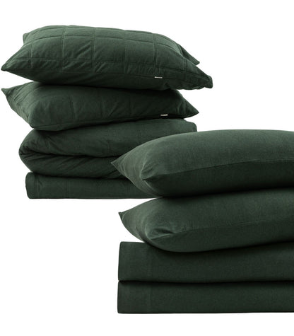 Bhumi Organic Cotton - Jersey Essentials Bundle - Green Melange