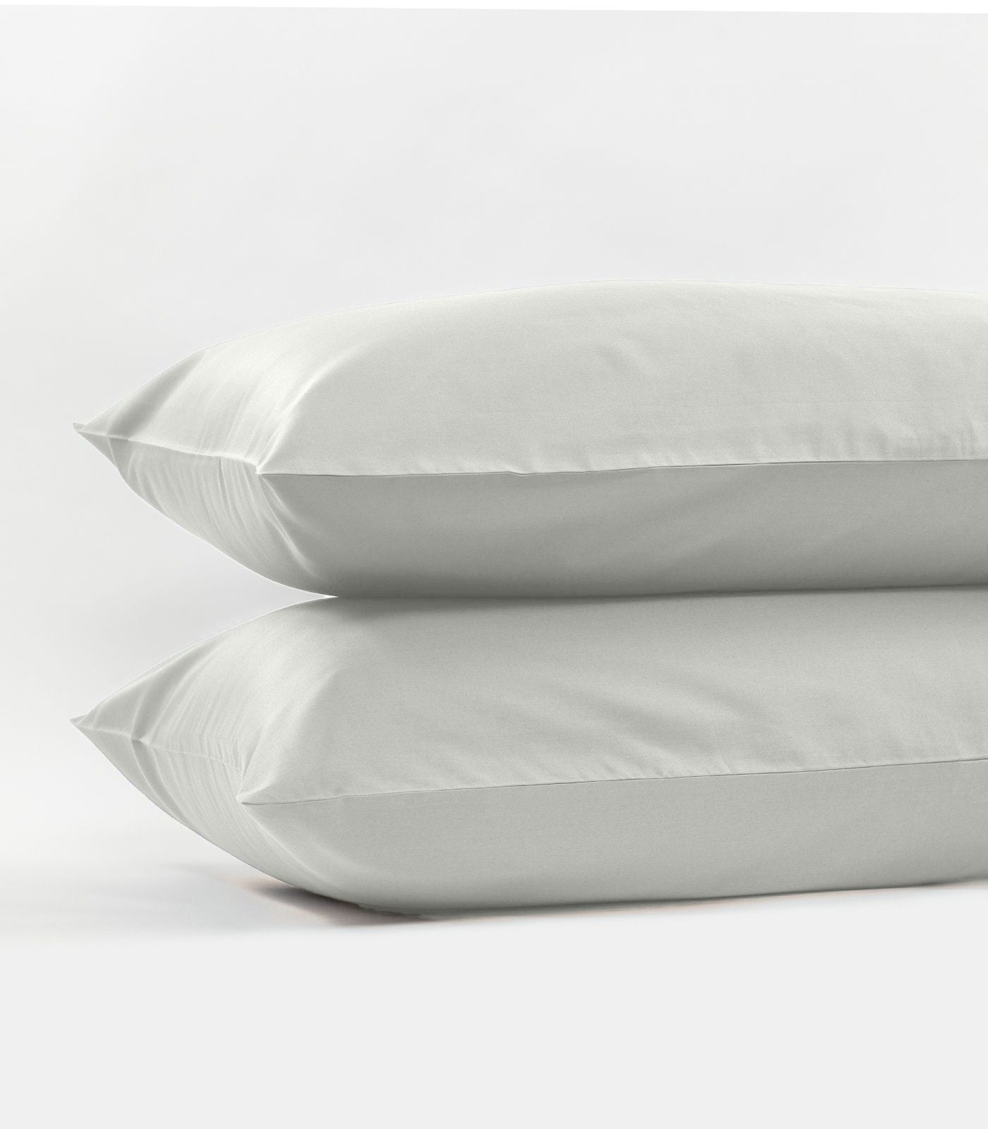 Bhumi Organic Cotton - Percale Pillow Cases (Pair) - Ice