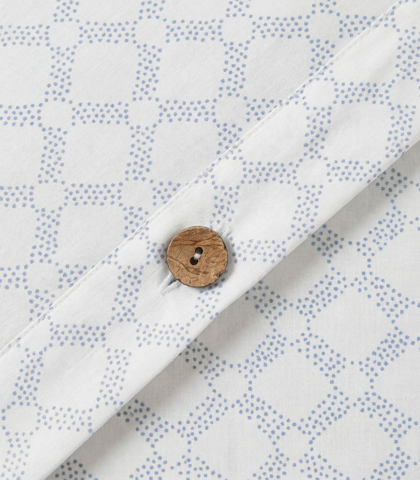 Percale Quilt Cover Set - Limited Edition - Small Dot Blue