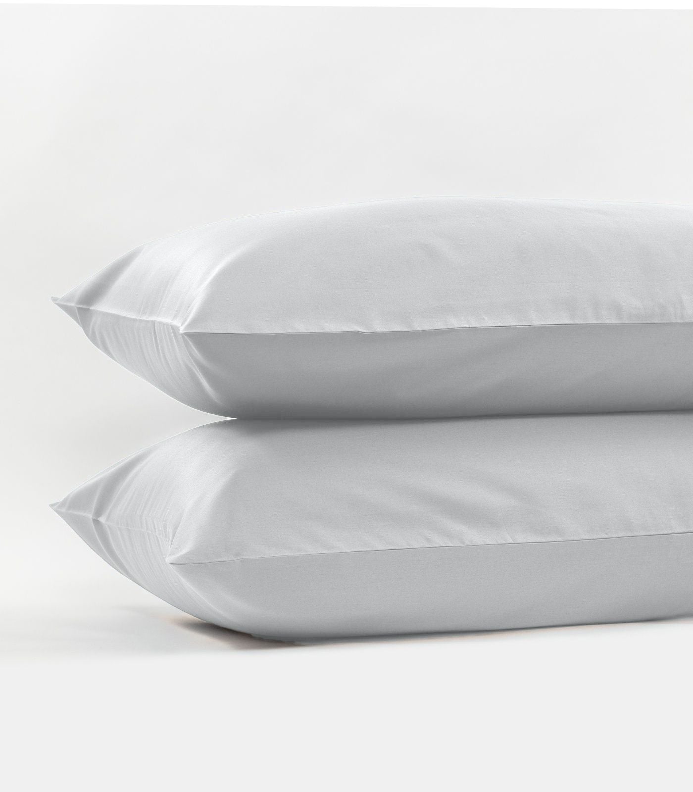 Bhumi Organic Cotton - Percale Pillow Cases (Pair) - Glacier