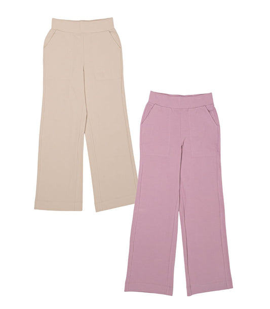 Ribbed Wide Leg Lounge Pant (2 Pack)