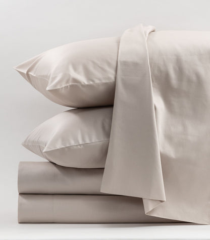 Bhumi Organic Cotton - Sateen Sheet Set - Luxe - Silver