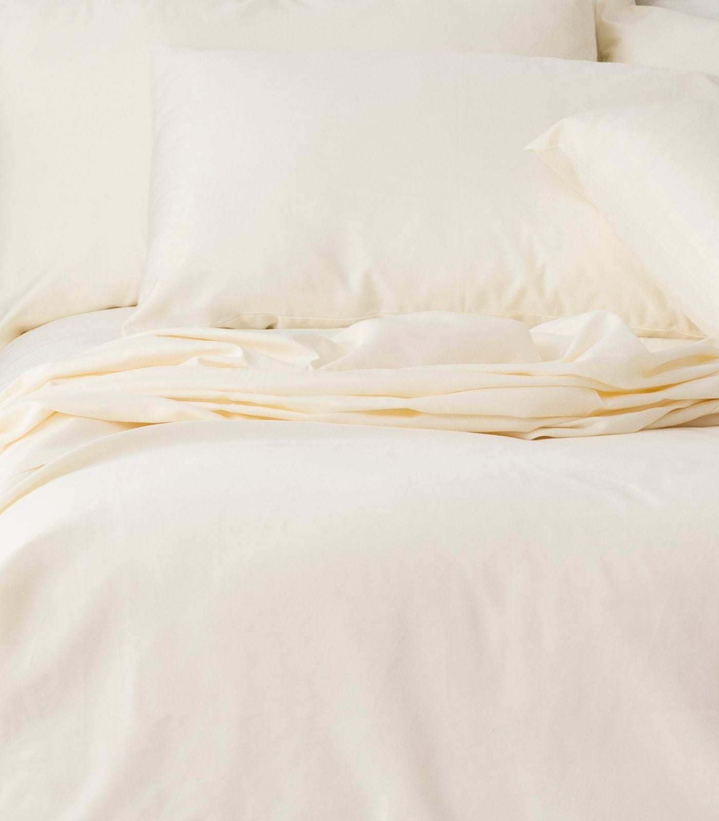 Bhumi Organic Cotton - Percale Sheet Set - Ivory