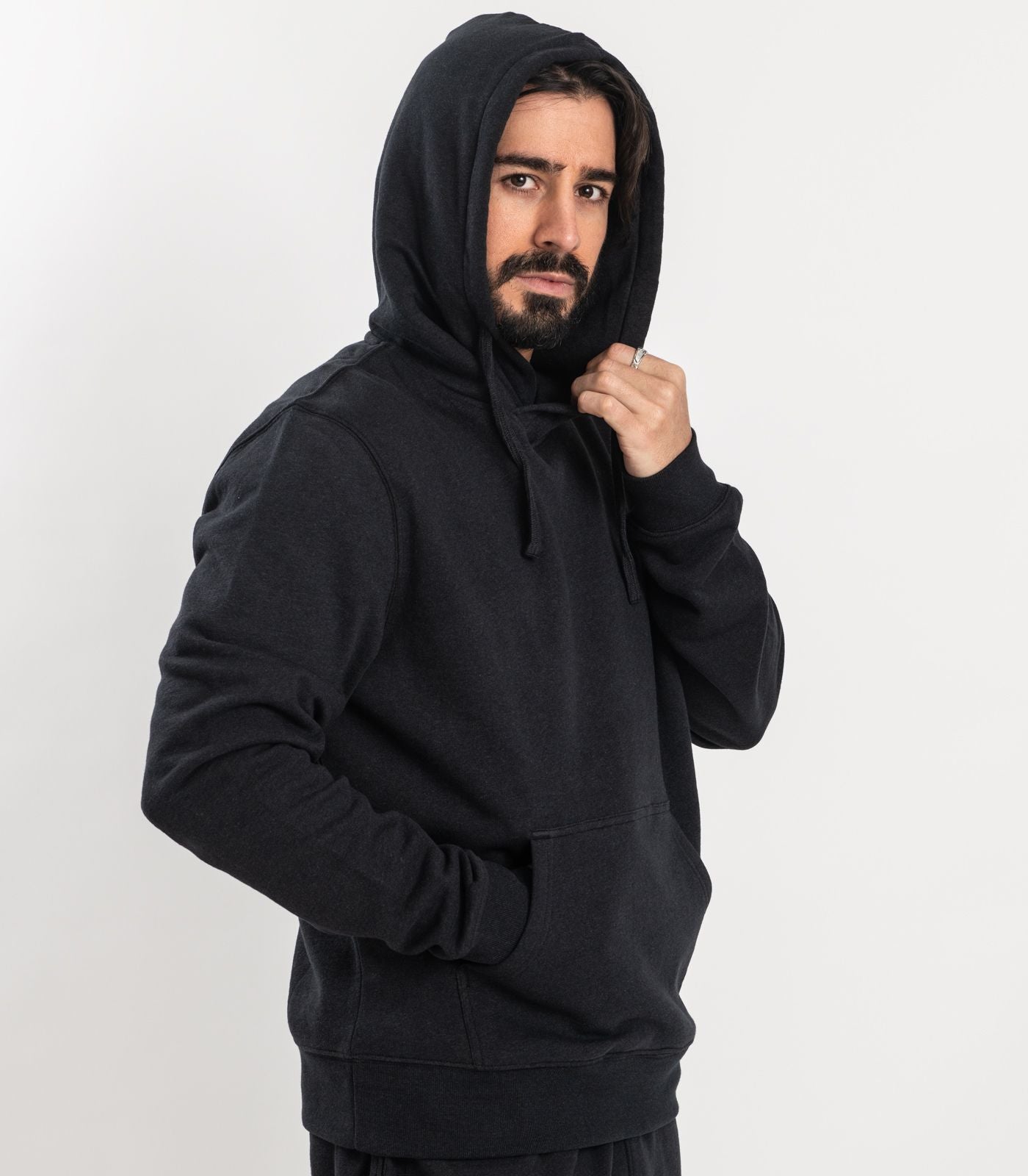 Bhumi Organic Cotton - Men's Hoodie - Charcoal Melange