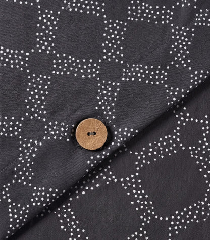 Percale Quilt Cover Set - Limited Edition - Large Dot Slate