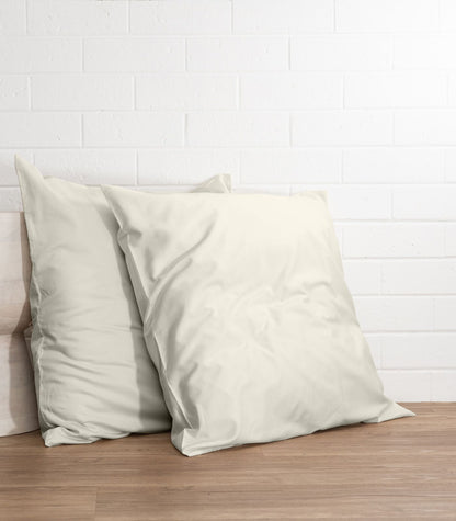 European - Sateen Pillow Cases (pair) - New Arrival