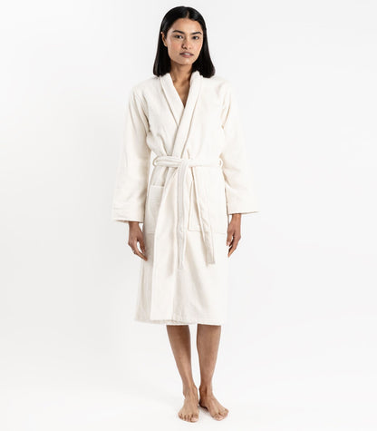 Bhumi Organic Cotton - Spa Robe - Natural