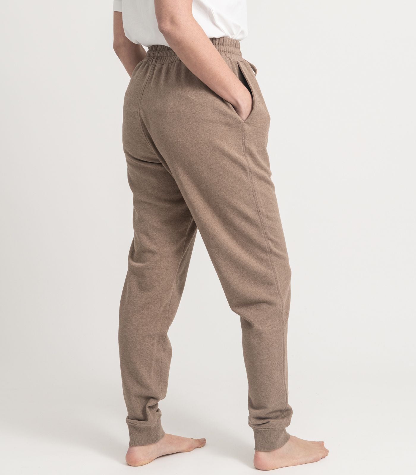 Bhumi Organic Cotton - Track Pant - Taupe Melange