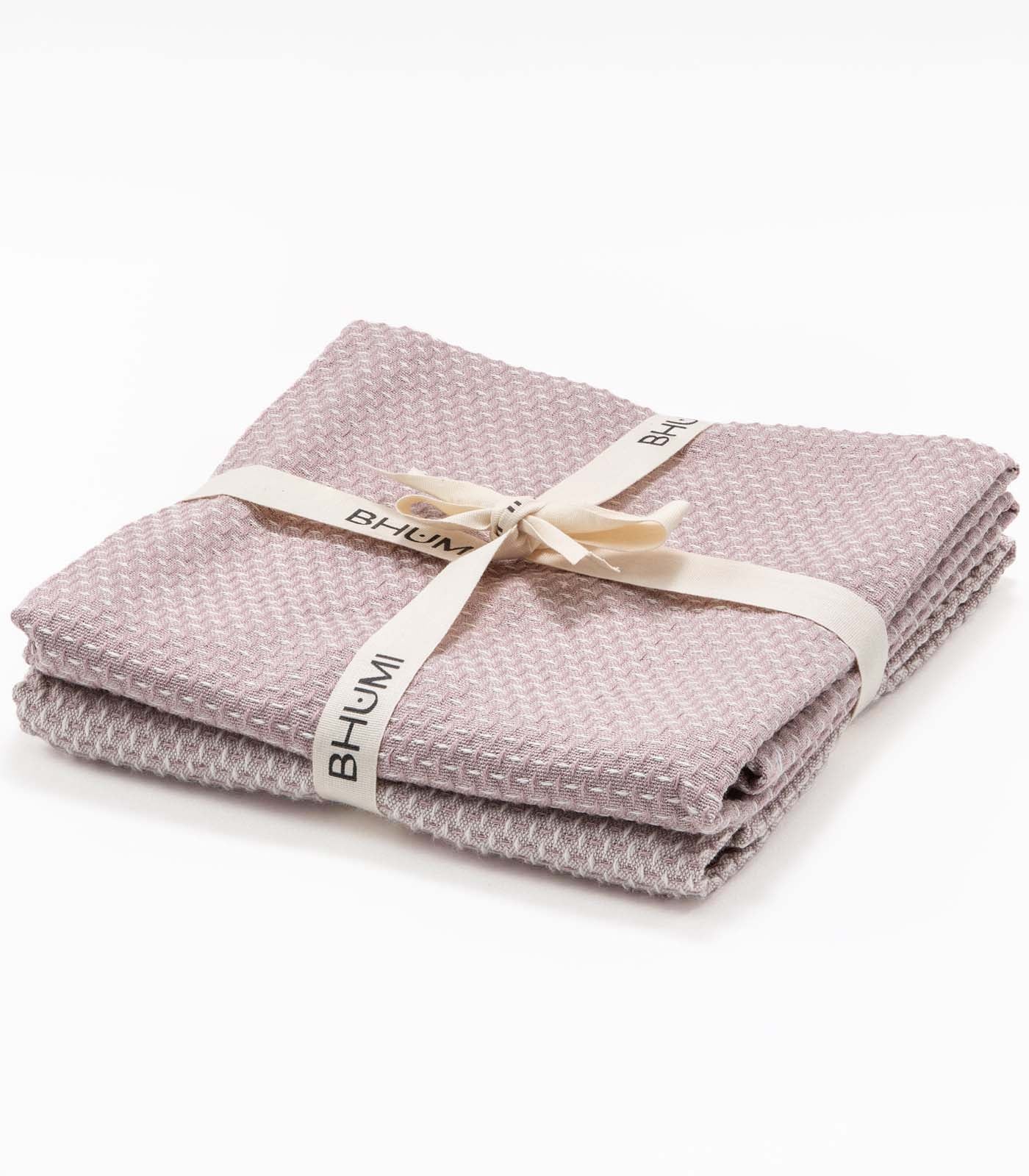 Tea Towels - Dobby (2 Pack) - Rose