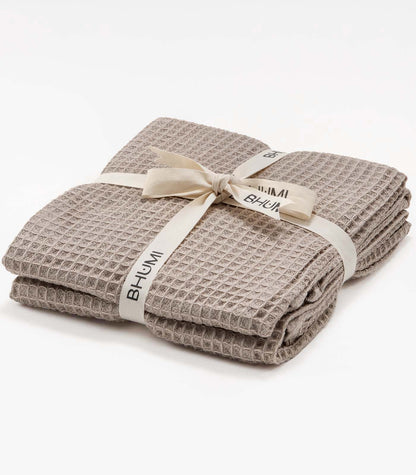 Tea Towels - Waffle (2 Pack) - Mocha