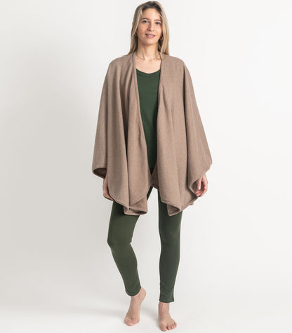 Bhumi Organic Cotton - Fleece Wrap - Taupe Melange